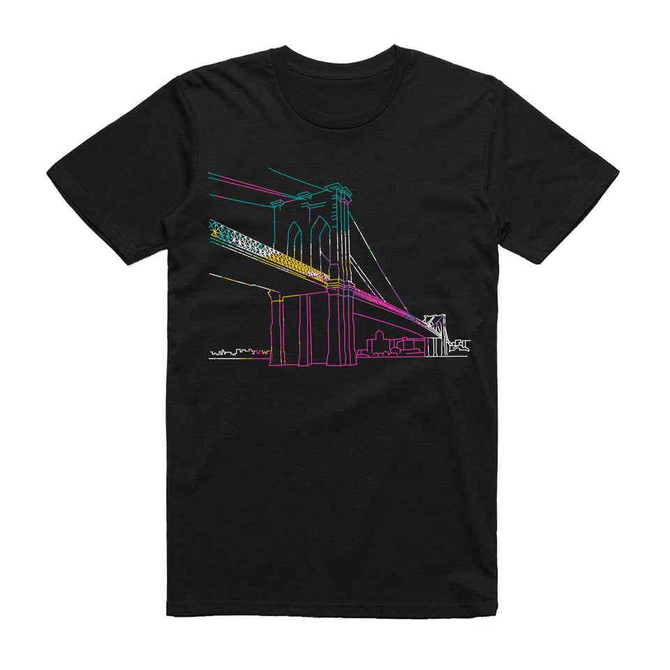 Brooklyn Bridge Black Tshirt