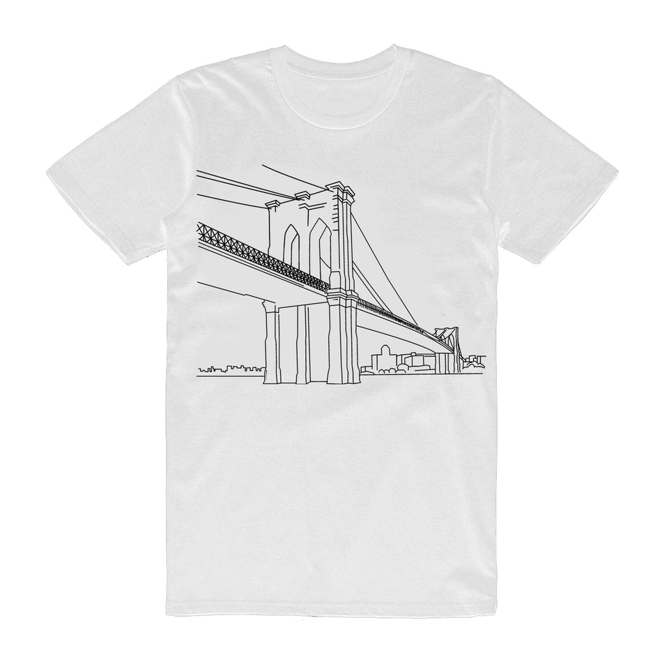 Brooklyn Bridge White Tshirt