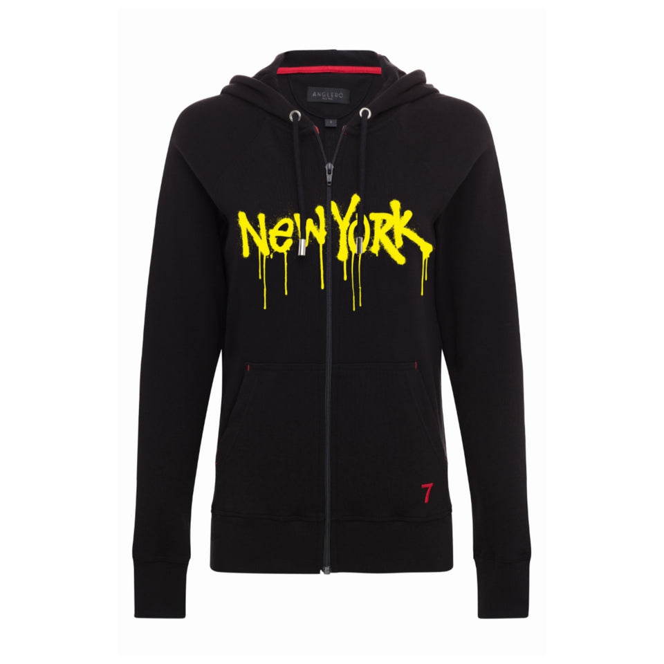 NY Tag slim Dream Hoodie (Black)